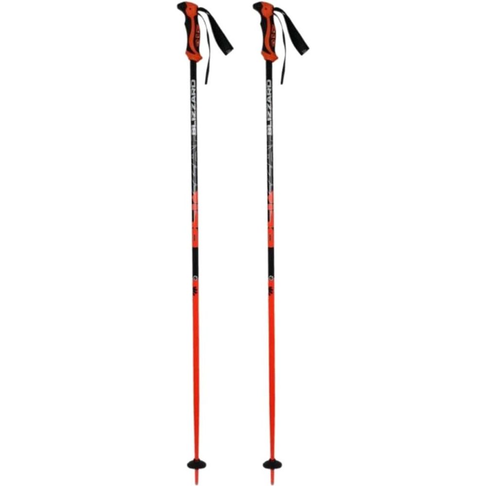 Allmountain ski poles neon orange