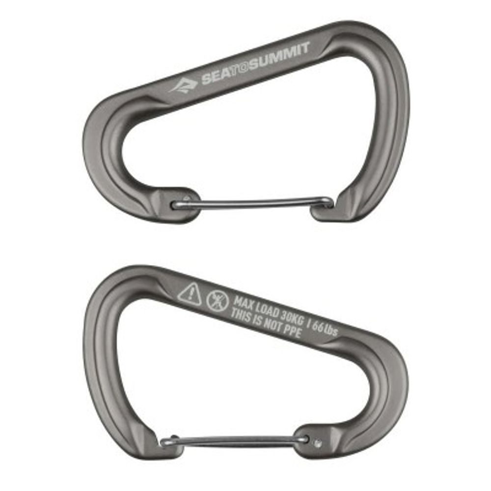Accessory Carabiner Large Set 2pcs, Titanium