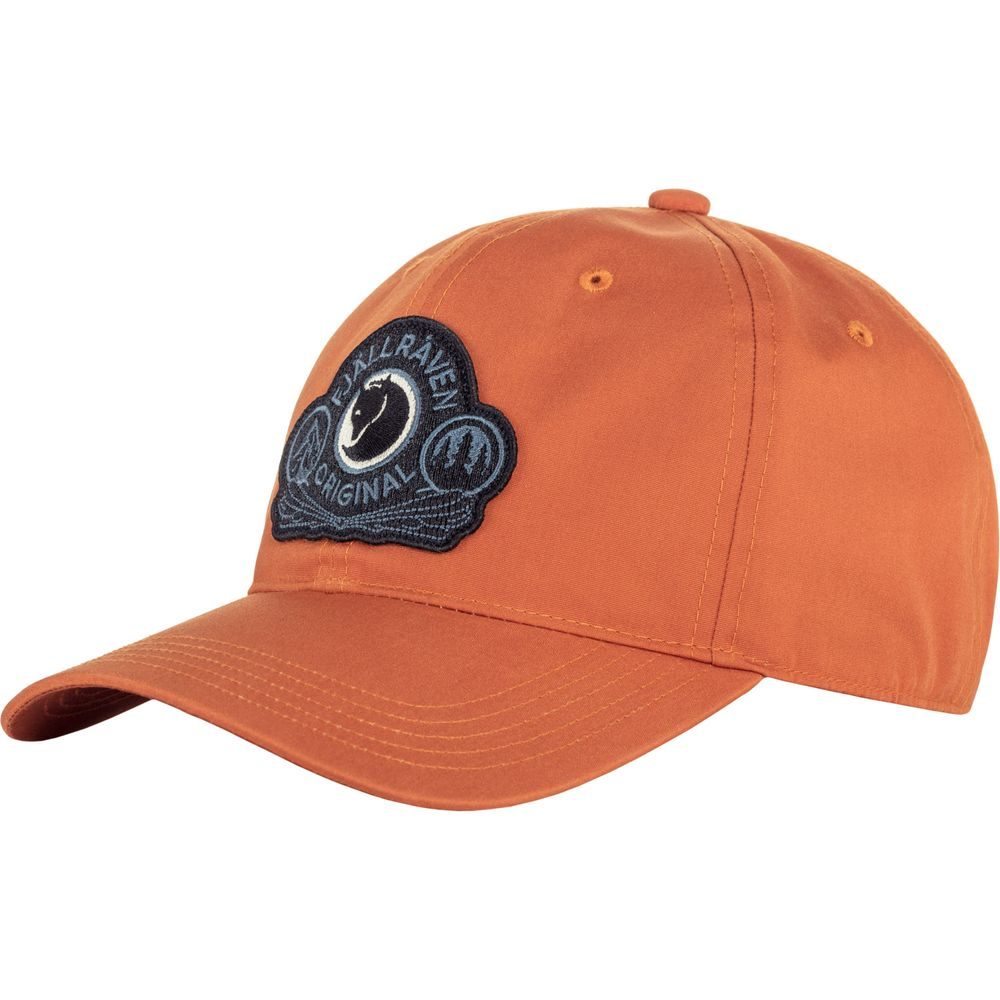 Classic Badge Cap Terracotta Brown