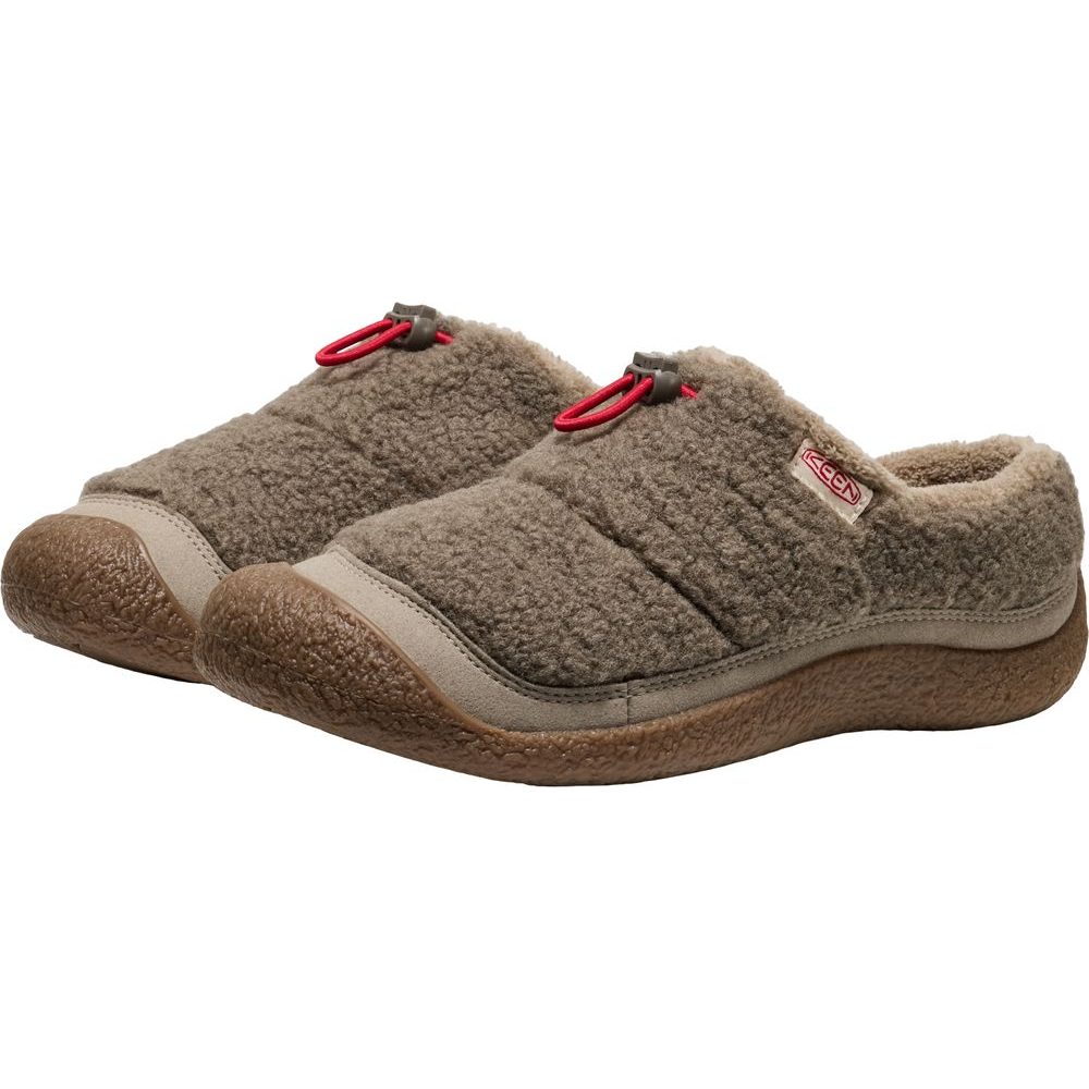HOWSER III SLIDE WOMEN, brindle/brindle sherpa fleece