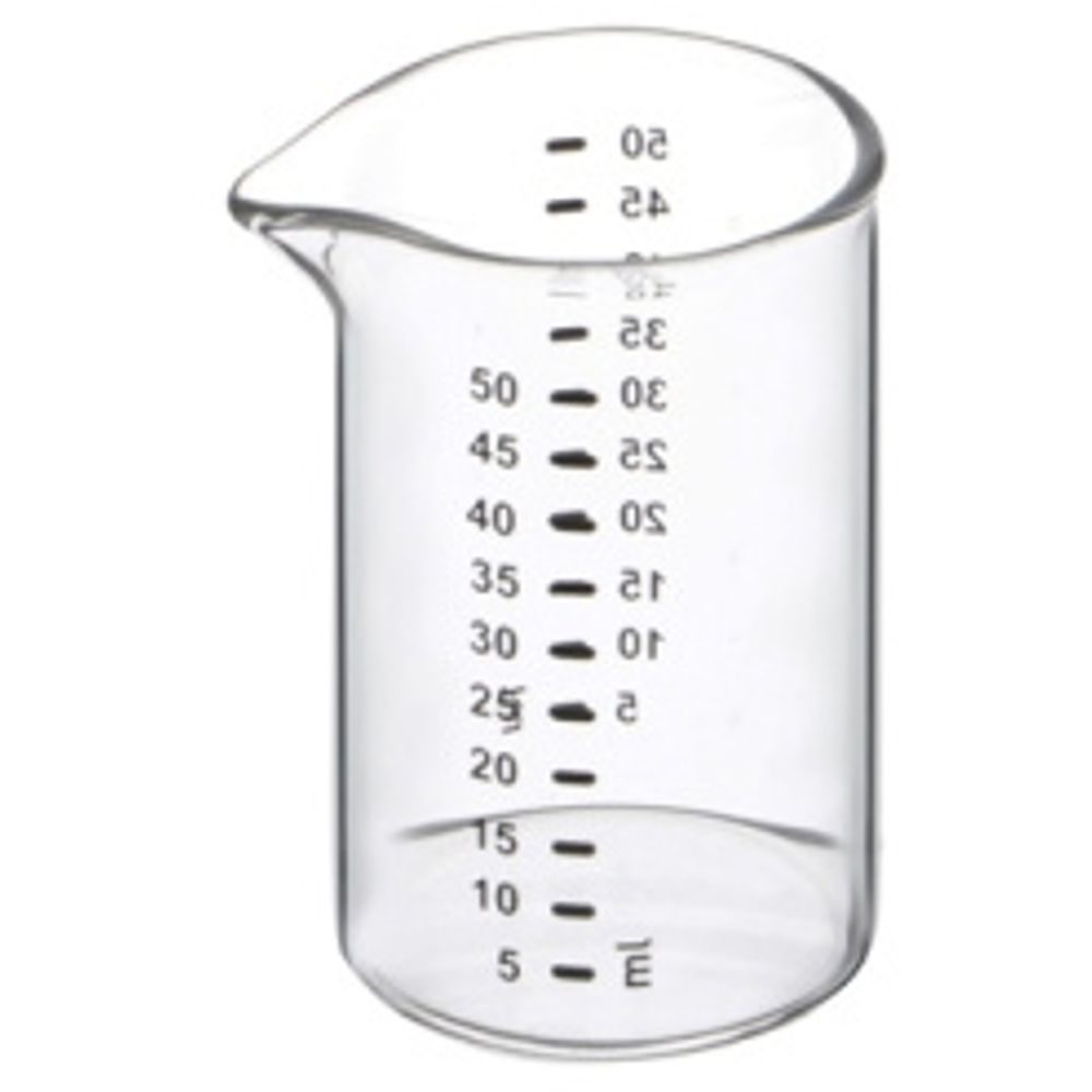 Mini odměrka skleněná 50 ml