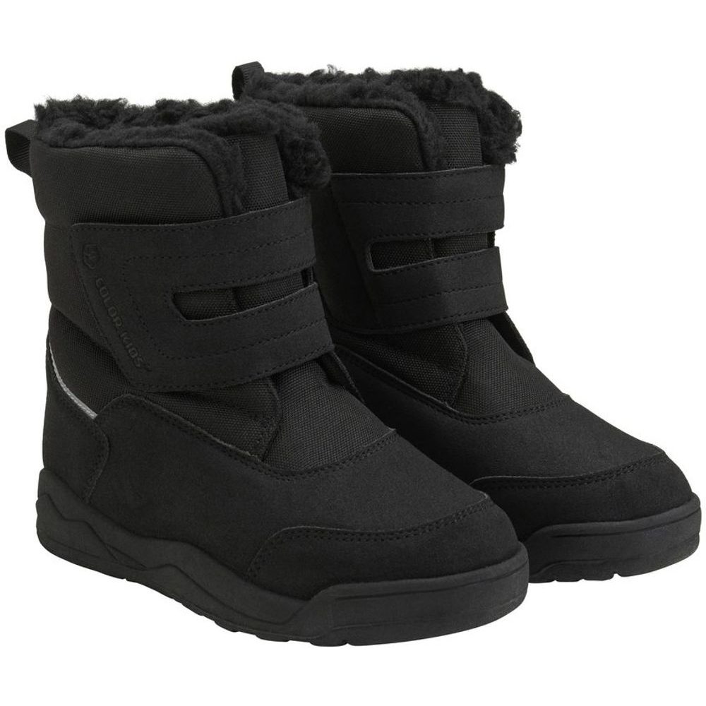 Boots W. Velcro, WP-Black