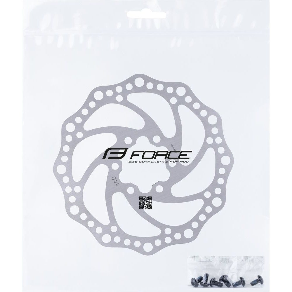 F-6 140 mm, 6 děr, stříbrný