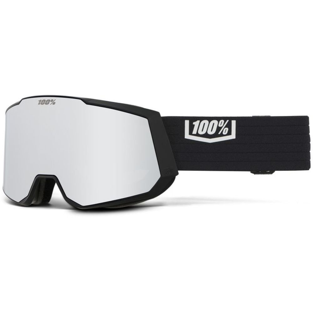 SNOWCRAFT XL HiPER Goggle - Black/Silver - Mirror Silver Lens