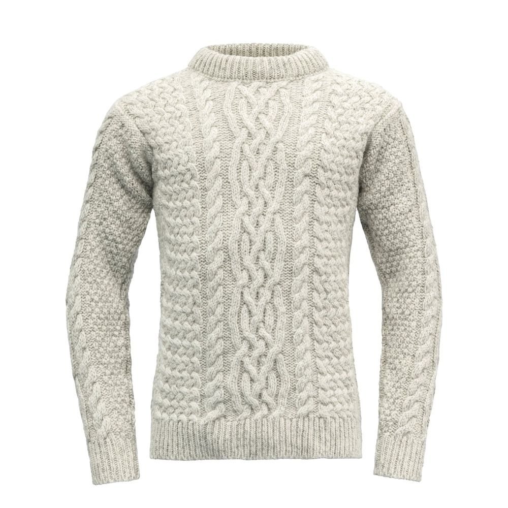 Sandoy Sweater Crew Neck, Grey Melange