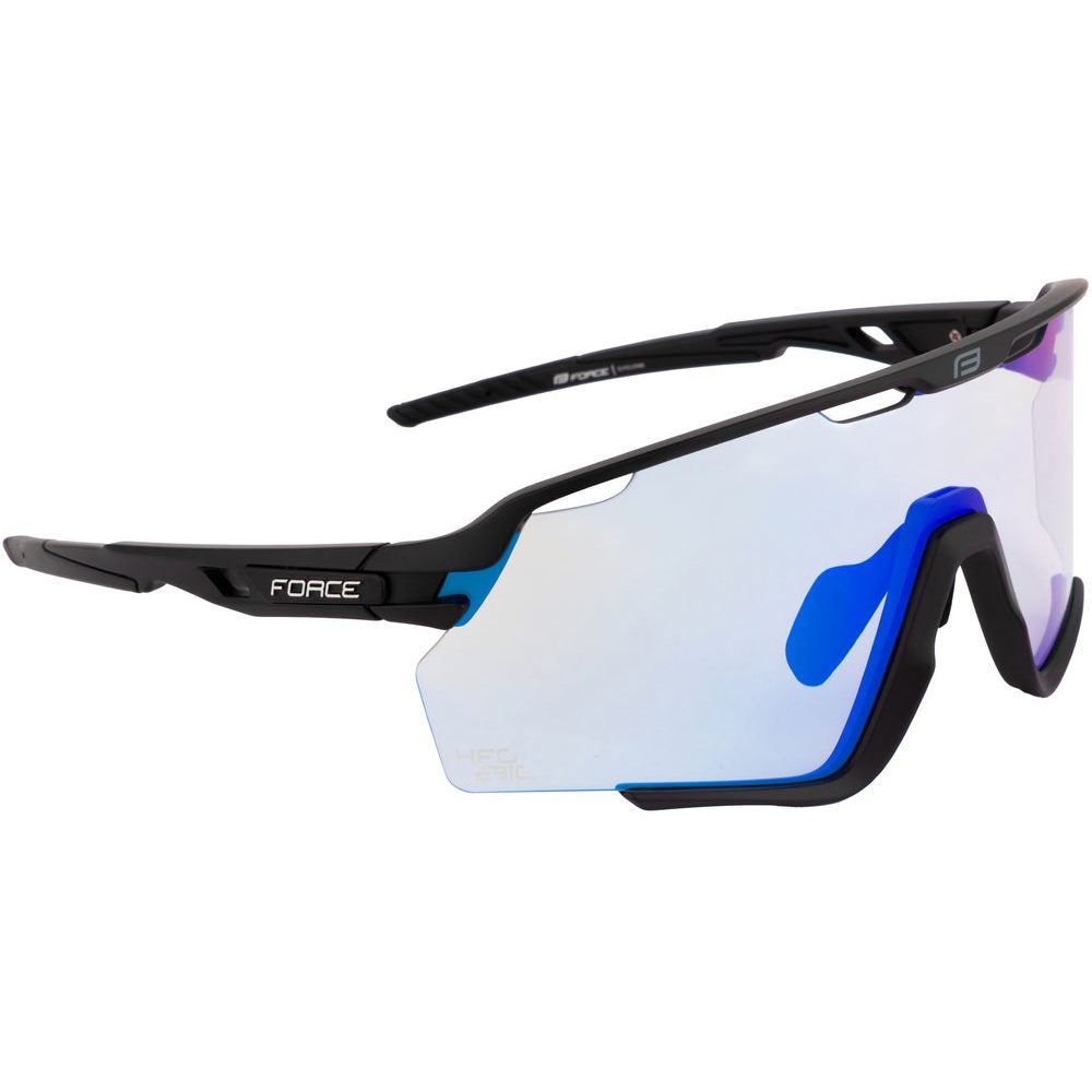 CYCLONE černé, modré fotochr. sklo