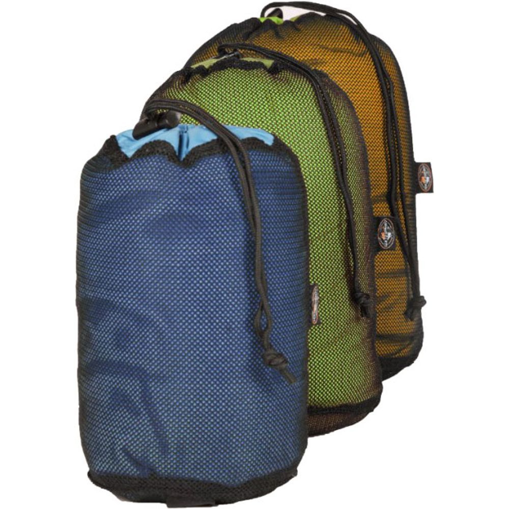 Mesh Stuff Sack 3-Piece Set Blue, Green, Red