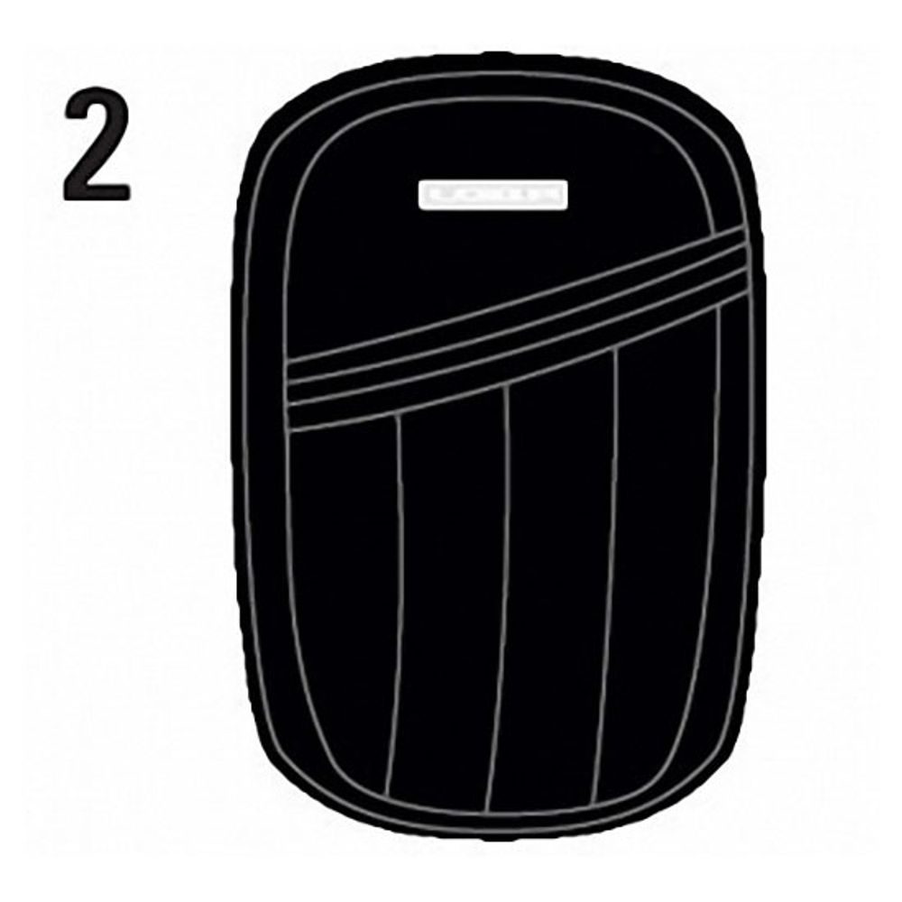 DOCUMENT BAG 2 černá / černá