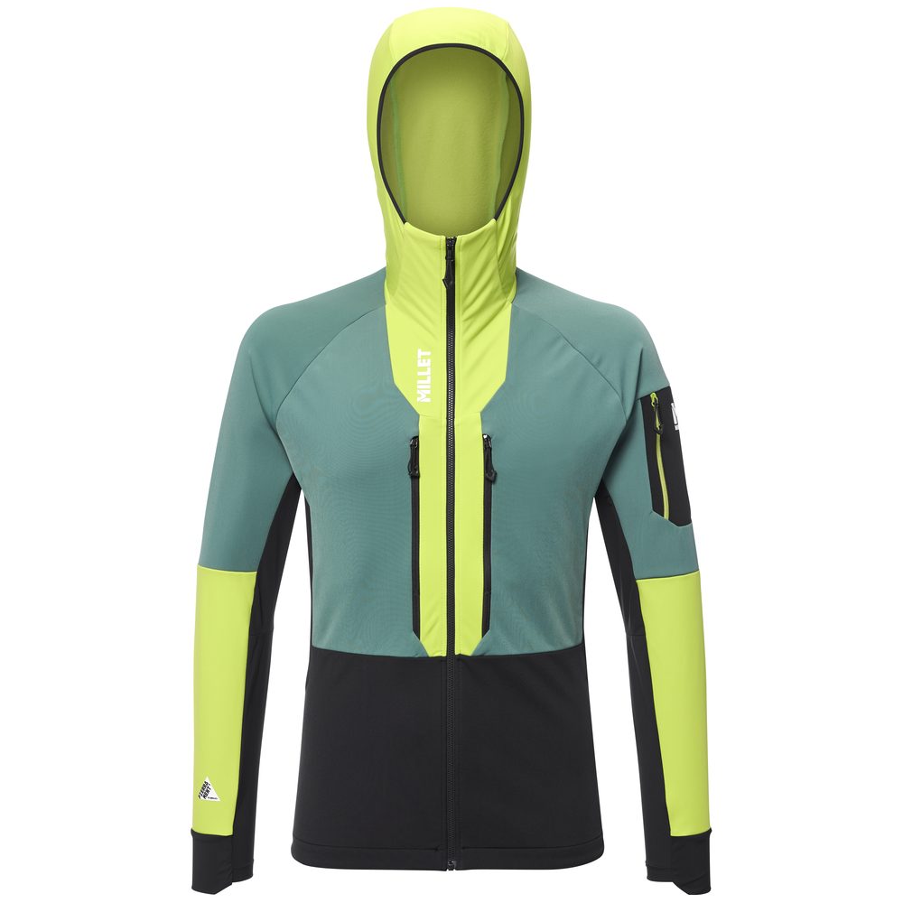 PIERRA MENT HOODIE M BOTTLE/BLACK