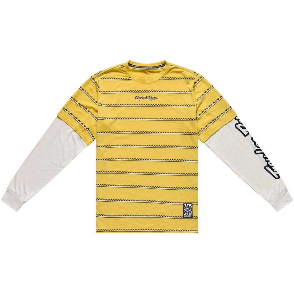 SKYLINE FAKIE RIDE TEE STRIPE BUTTER