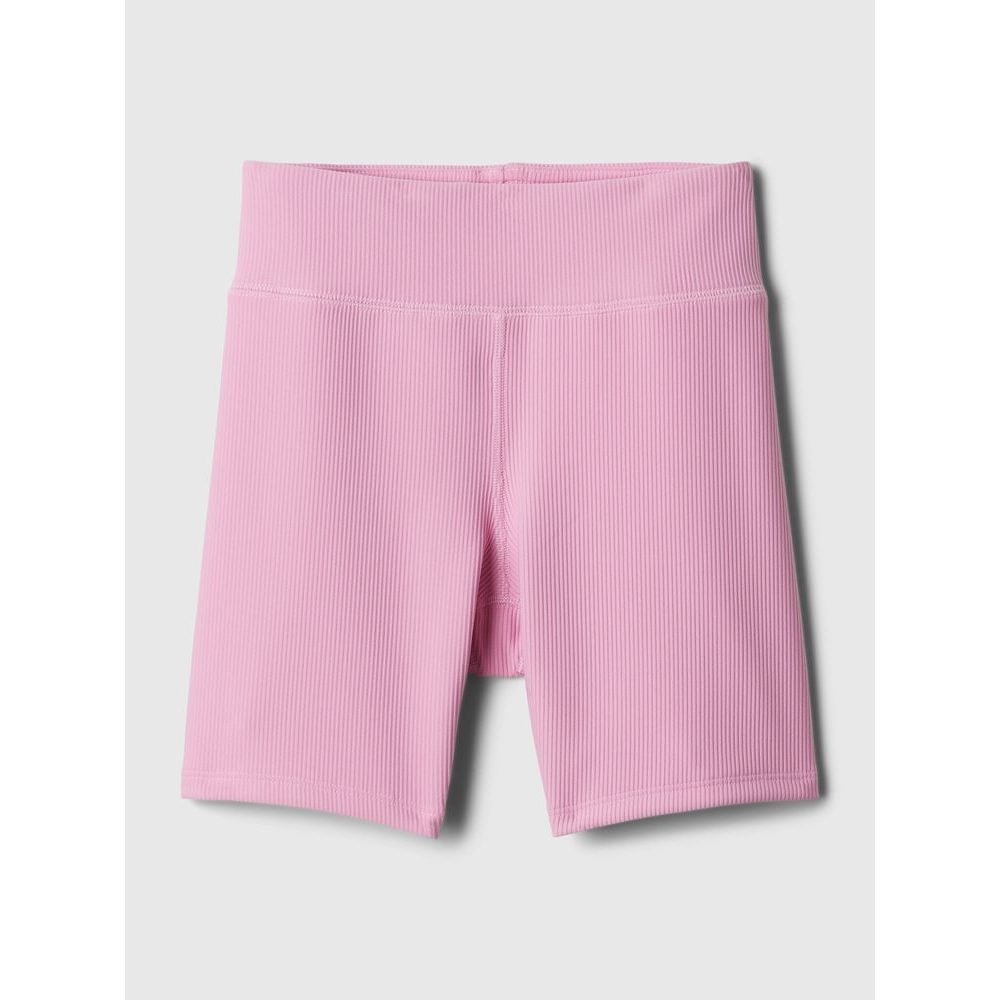 Dětské žebrované biker shorts Růžová
