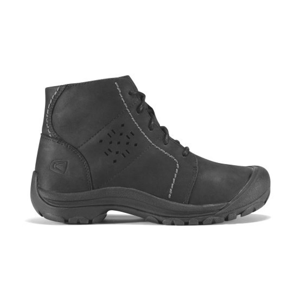 Kaci Low Boot W blck - celokožené kotníčkové boty