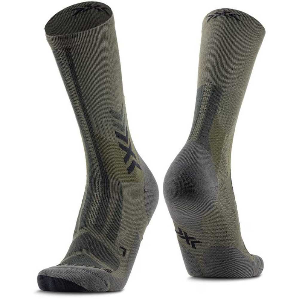 X-SOCKS HIKE DISCOVER CREW dark sage/black