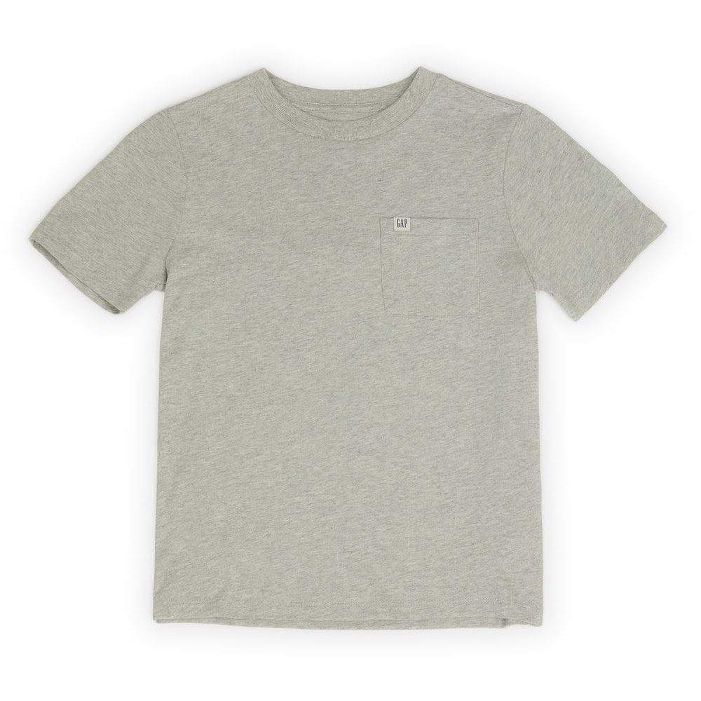 819989-05 Dětské tričko s logem Šedá