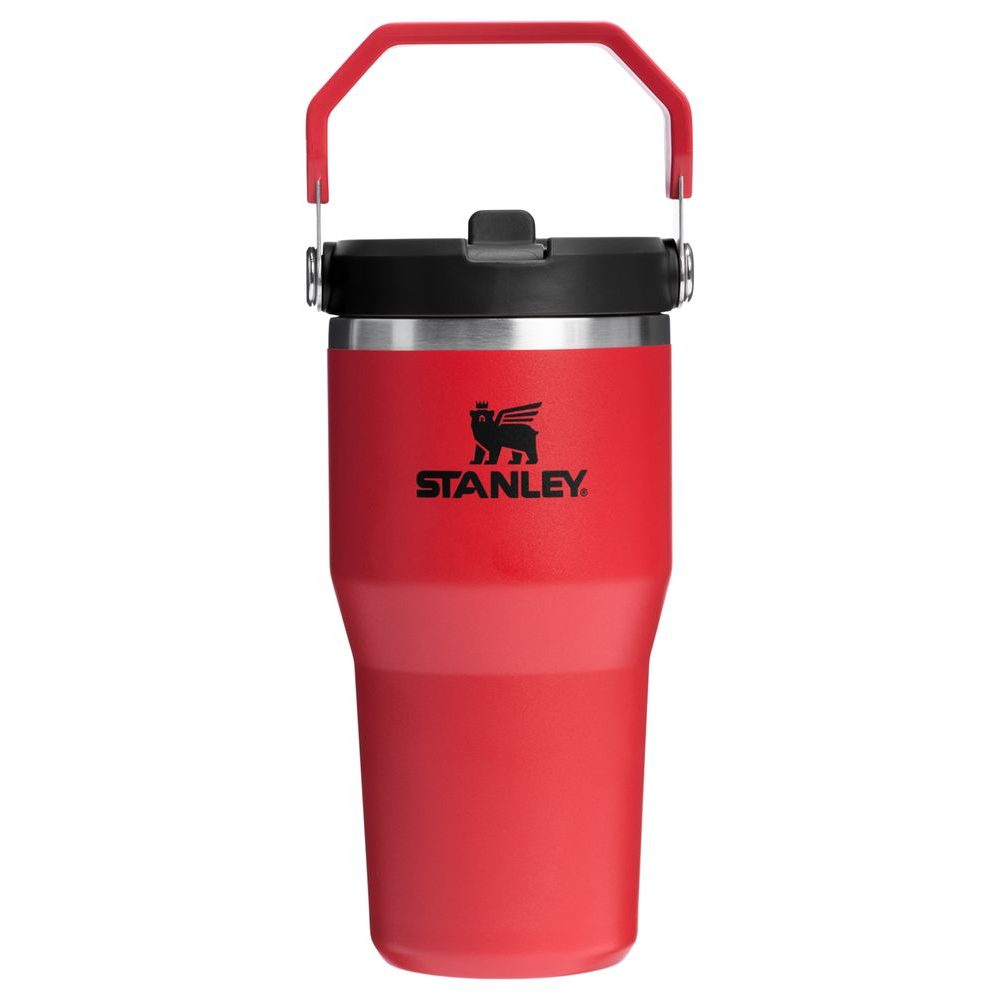 IceFlow™ Flip Straw 2.0 Tumbler 600 ml Chili Black