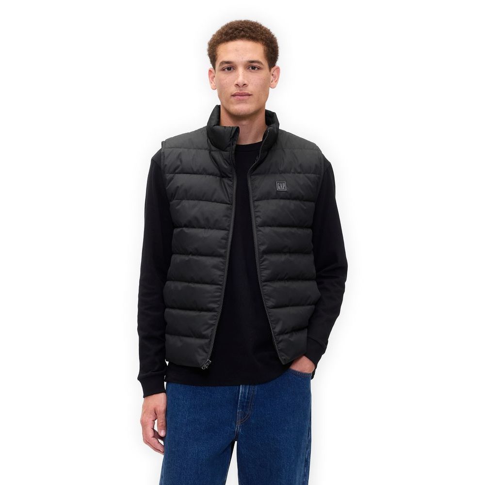 790584-03 Prošívaná nepromokavá vesta ColdControl Černá