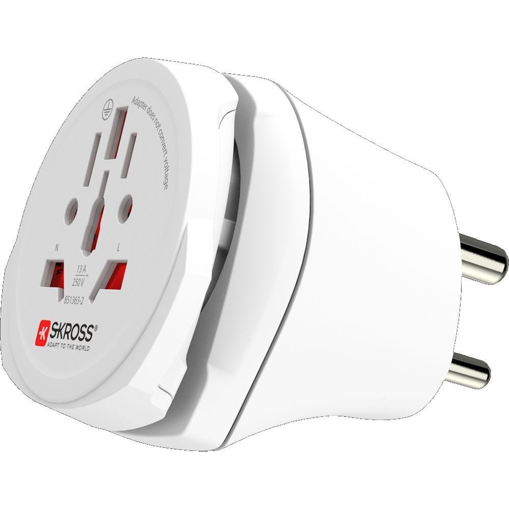 PA62 cestovní adaptér do Indie, typ D