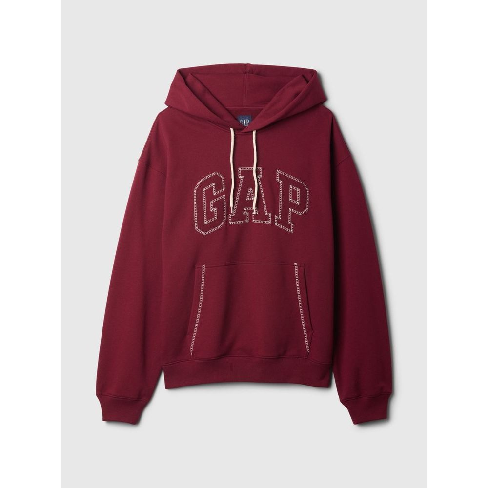 Oversize mikina s logem Stitch Fialová