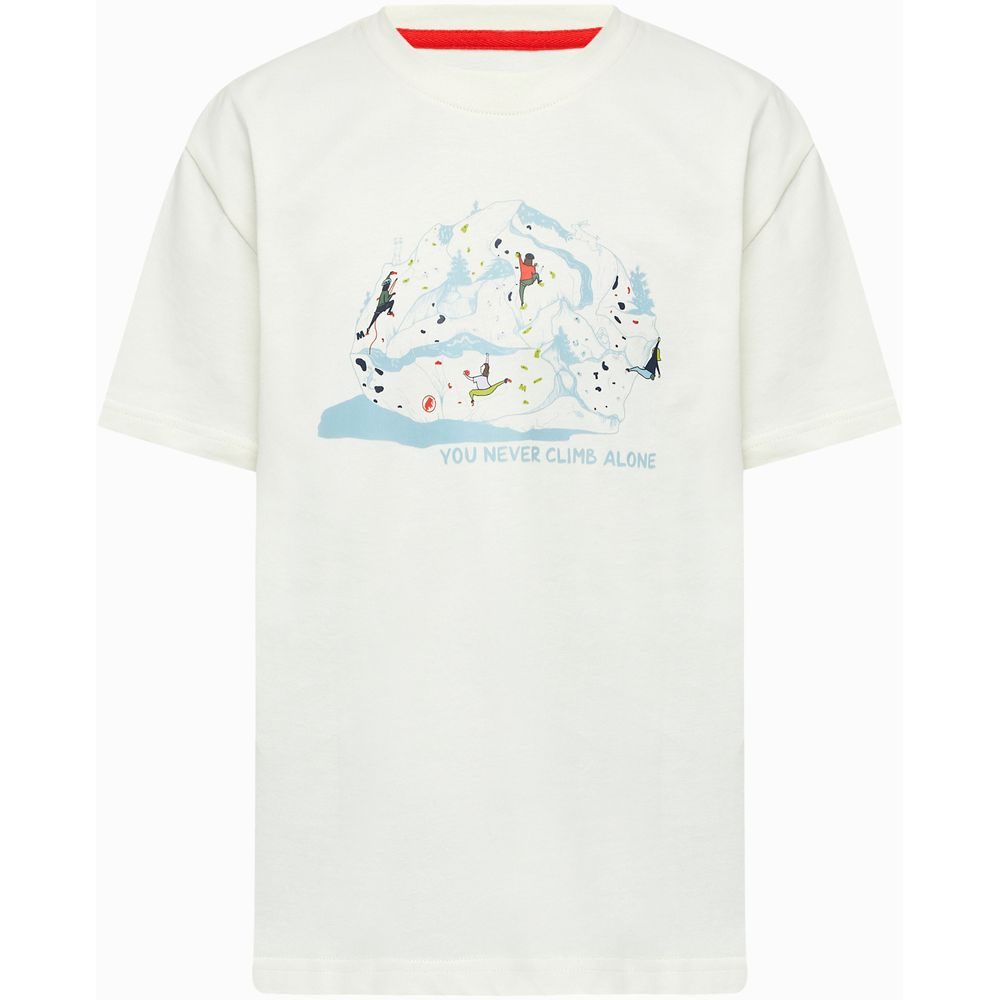 Base T-Shirt Climbing Kids white