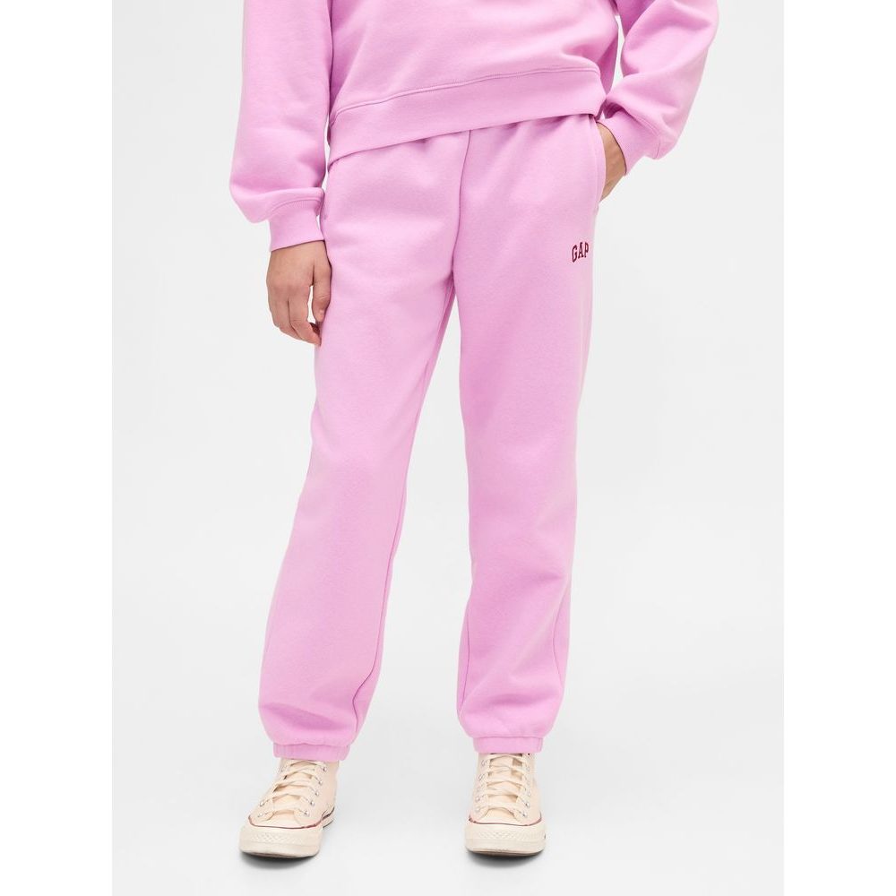 869542-00 Dětské tepláky Logo VintageSoft Růžová