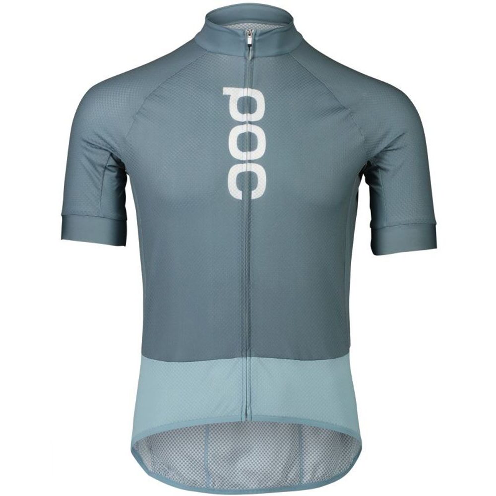 M's Essential Road Logo Jersey, Calcite Blue/Mineral Blue