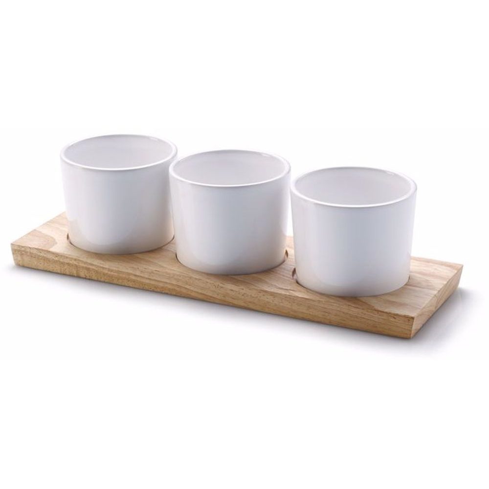 Servírovací 3dílná sada na dipy a omáčky