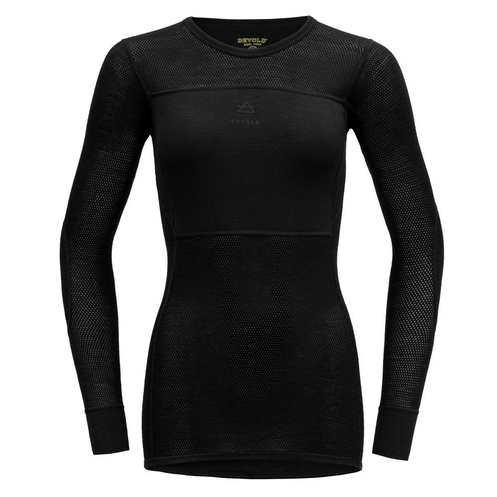 Wool Mesh Woman Shirt, Caviar