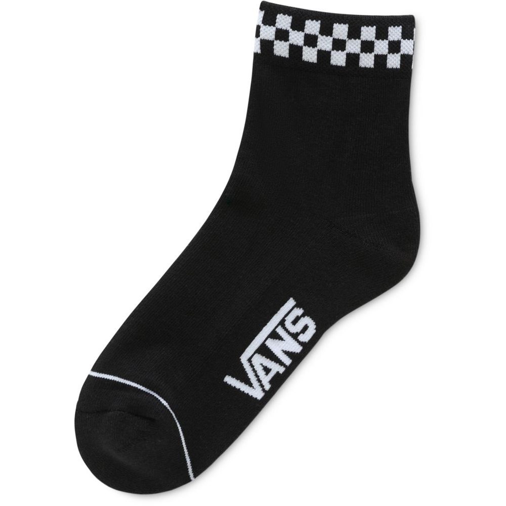 WM PEEK-A-CHECK CREW 6.5-10 1PK, BLACK