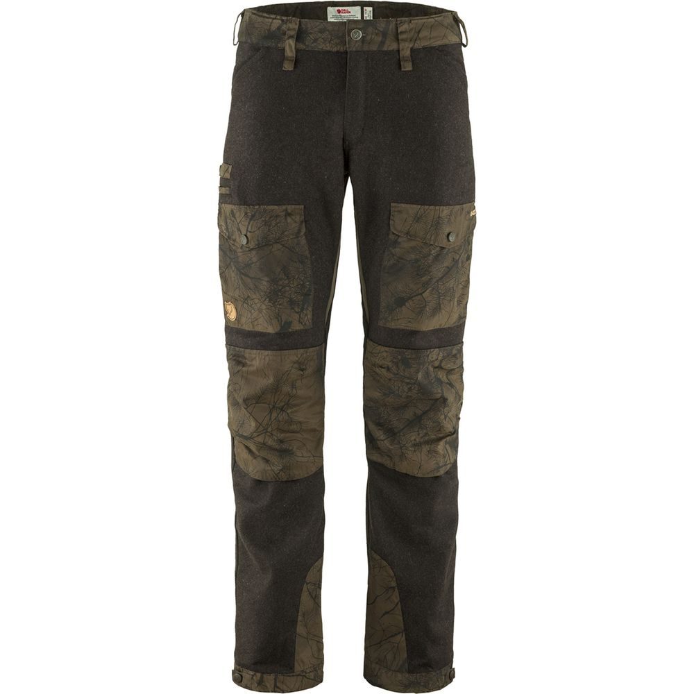 Värmland Wool Trousers M Dark Olive-Dark Olive Camo