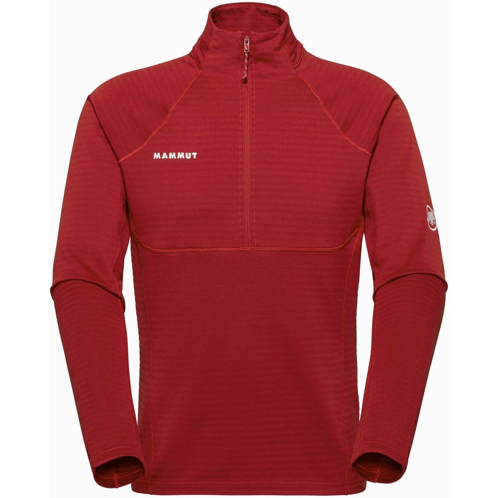Taiss ML Half Zip Pull Men dark mammut red