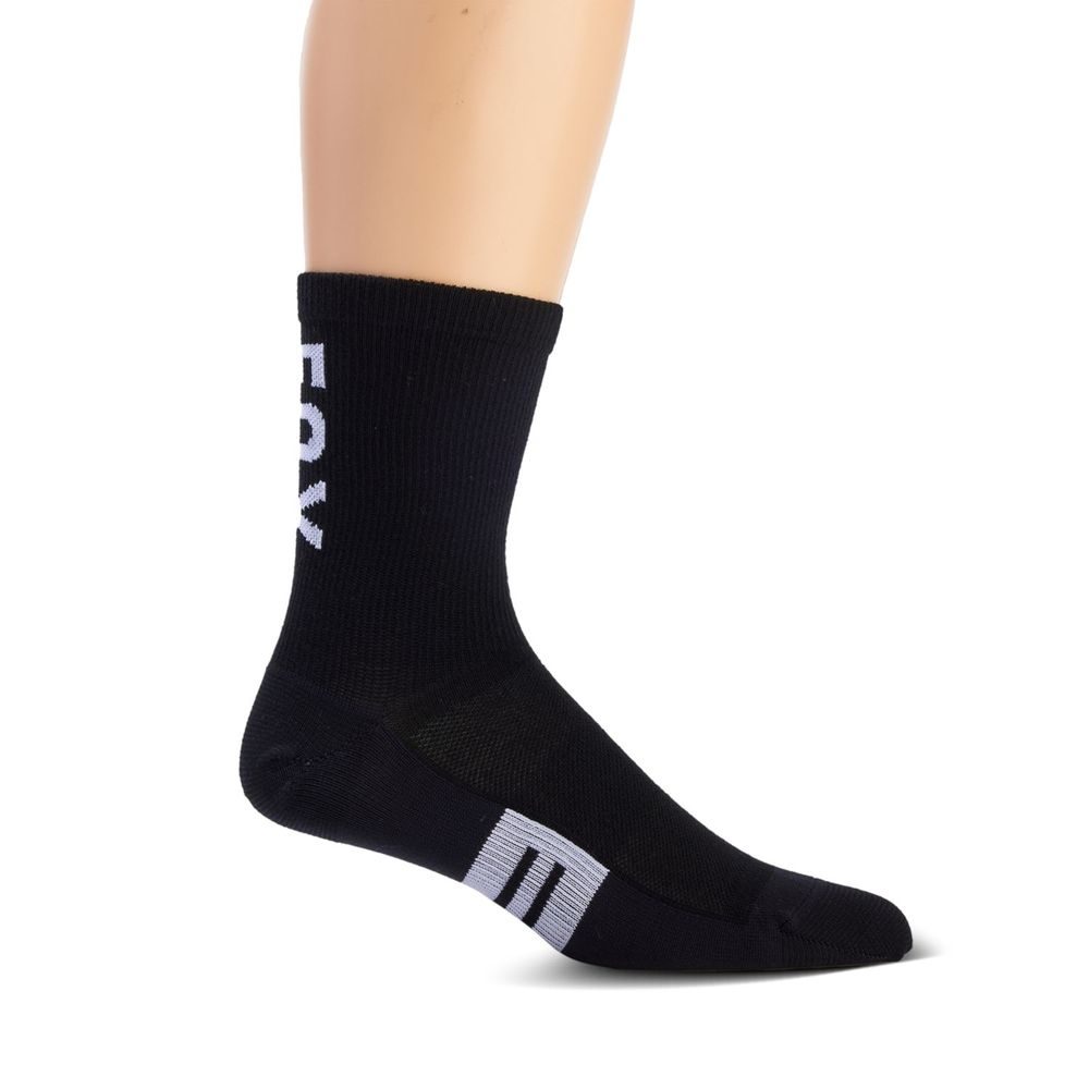 6" Flexair Merino Sock Black