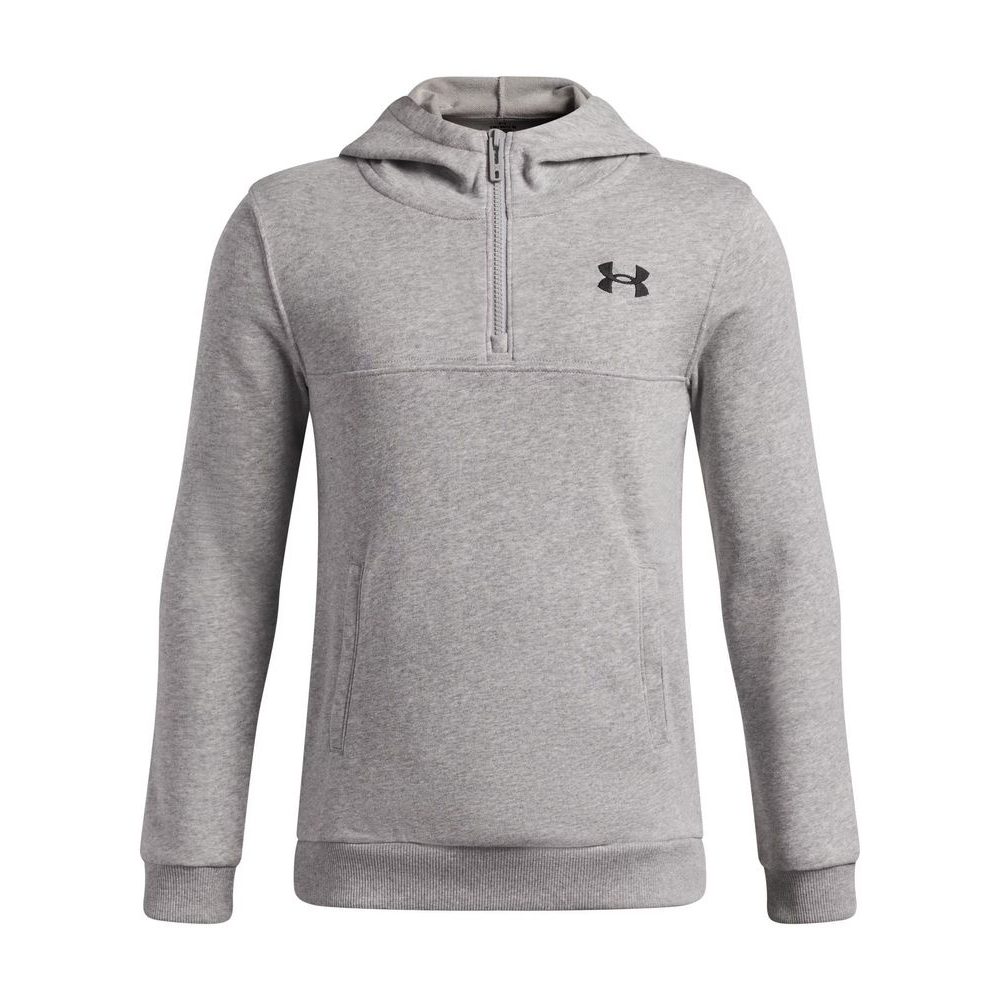 RIVAL LW 1/4 ZIP HOODIE-GRY