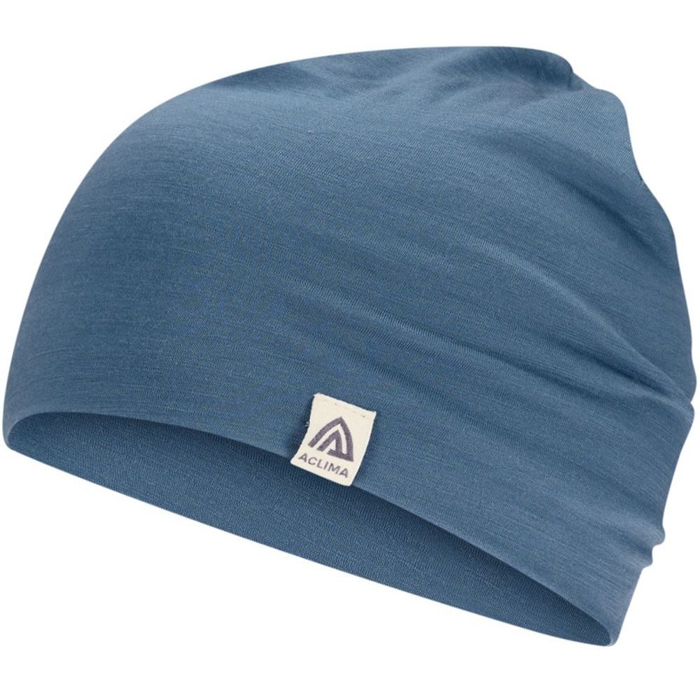 LightWool 140 relaxed beanie Blue Fusion