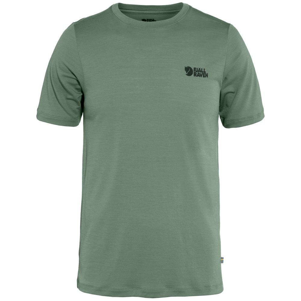 Abisko Wool Logo SS M Patina Green