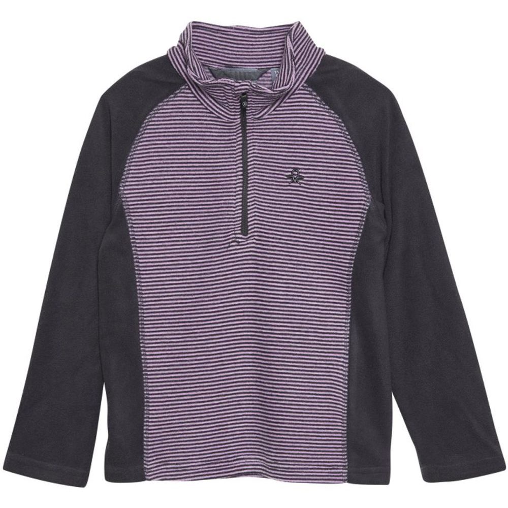 Fleece Pulli - Striped, violet tulle