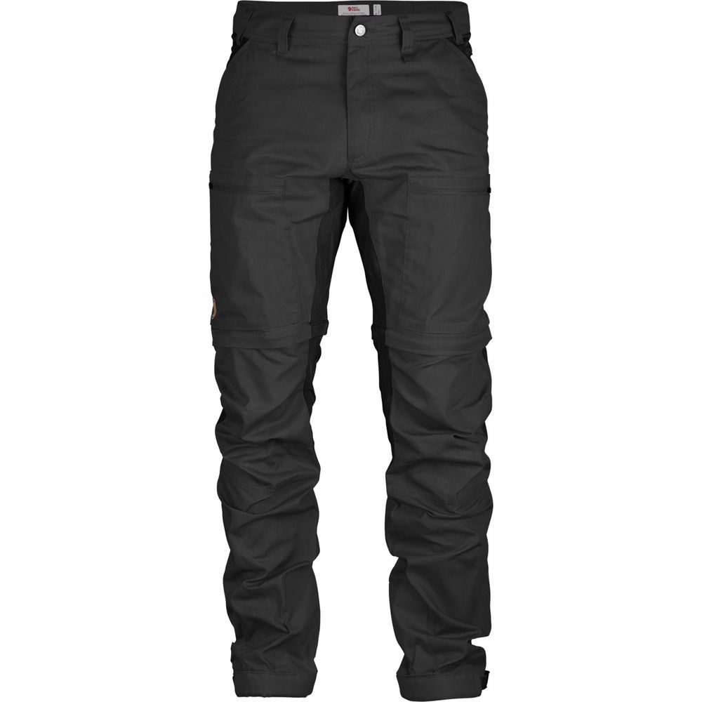 Abisko Lite Trekking Zip-off M Long, Dark Grey-Black