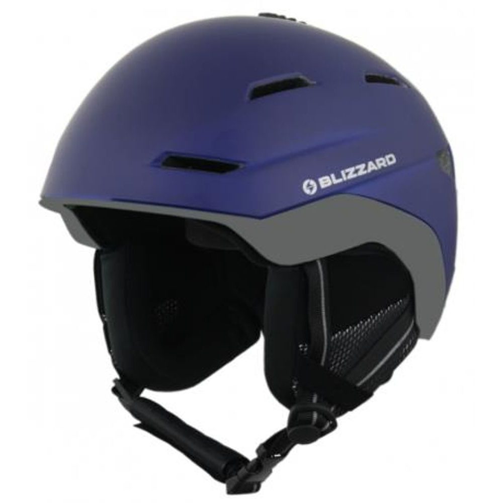 Bormio ski helmet, blue matt/blue matt