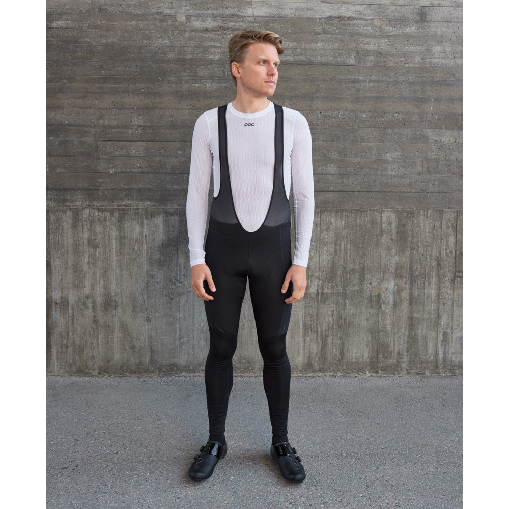 Outdoorweb.eu M s Thermal Cargo Tights Uranium Black men s thermo cycling trousers POC 235.14