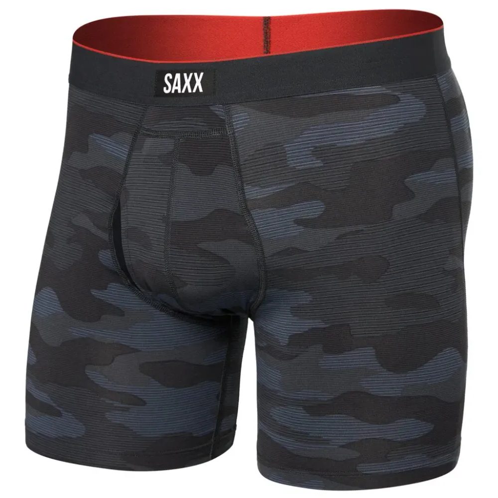 MULTI-SPORT MESH BOXER BRIEF FLY, remote camo-faded black