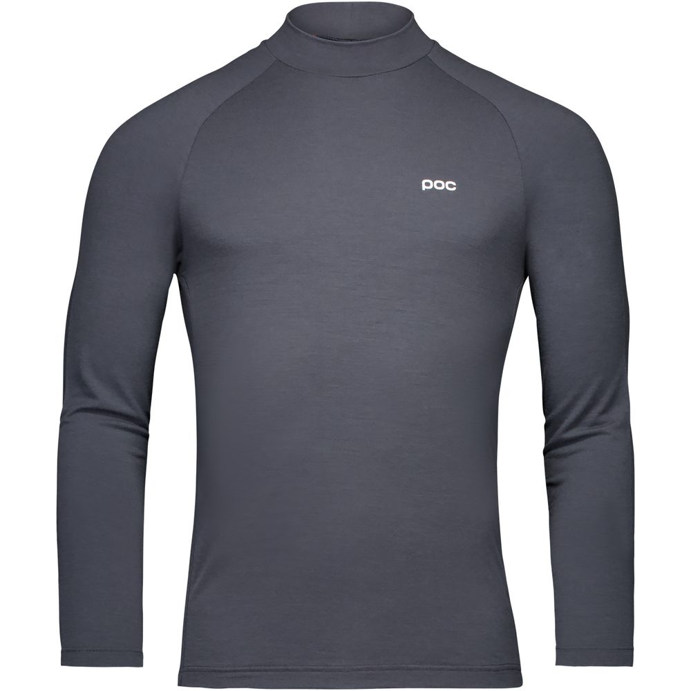 M's Layer Merino Mock Neck Jersey Sylvanite Grey