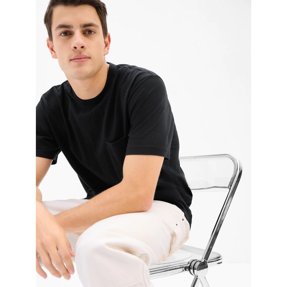 507947-08 Tričko s kapsičkou Černá