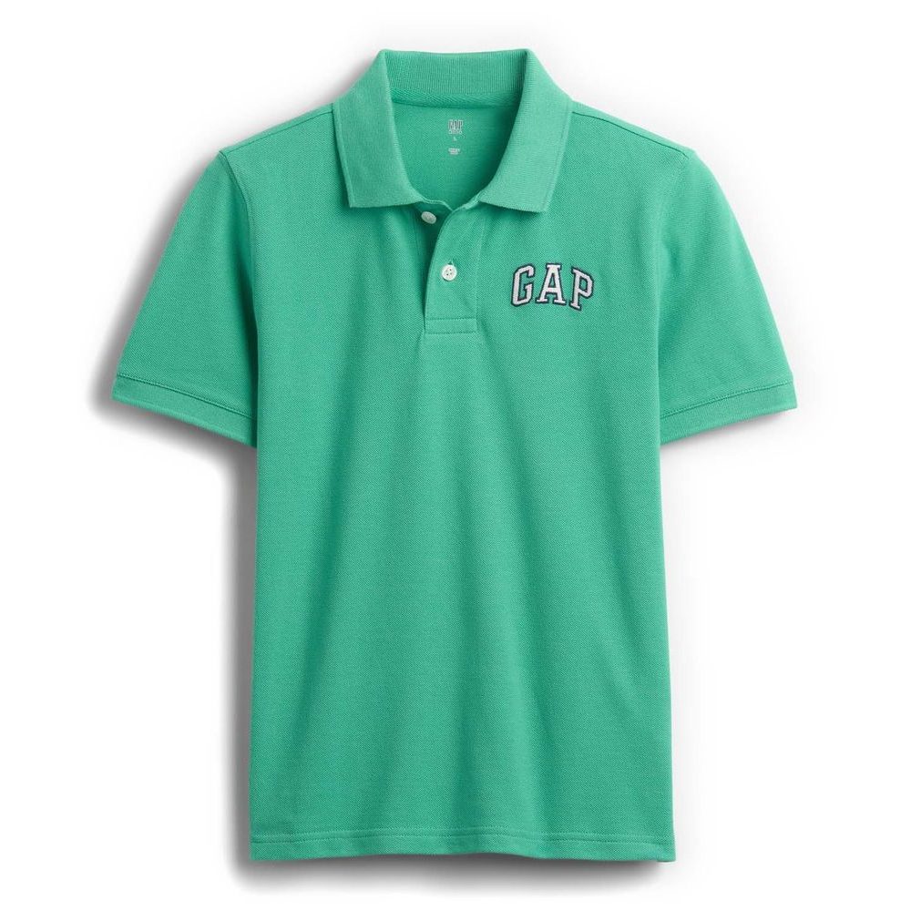884299-02 Dětské polo tričko s logem Zelená