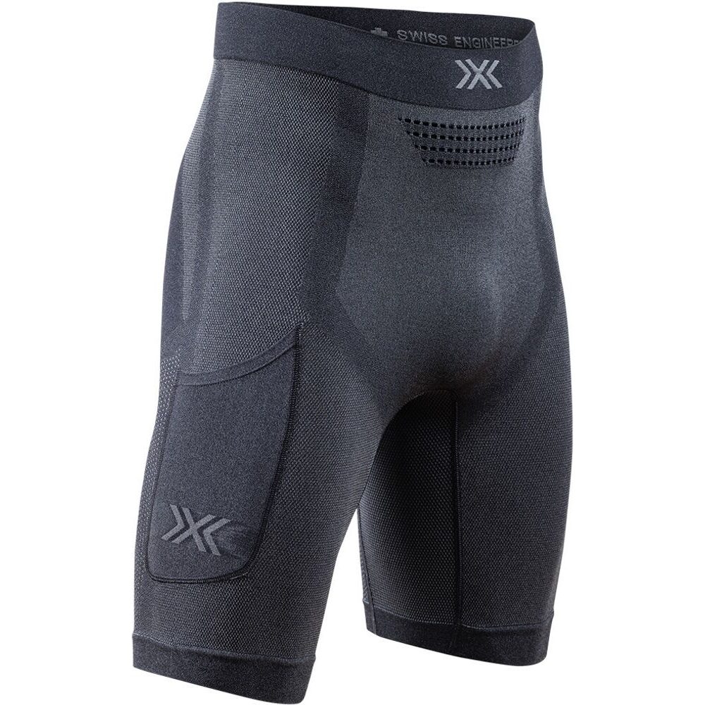 X-BIONIC® XCEED RUN SHORT TIGHTS MEN X BLACK/RHINO GREY