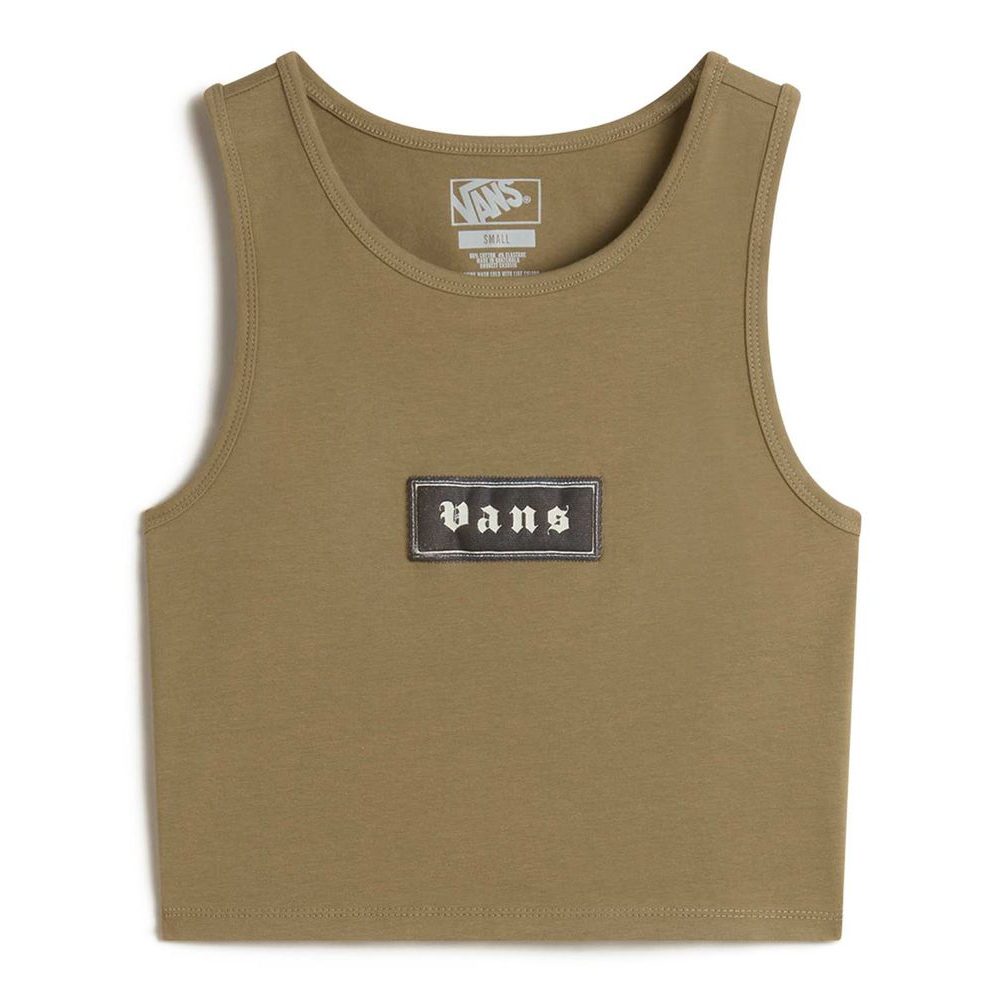 Upworn Fitted Tank Bay Leaf