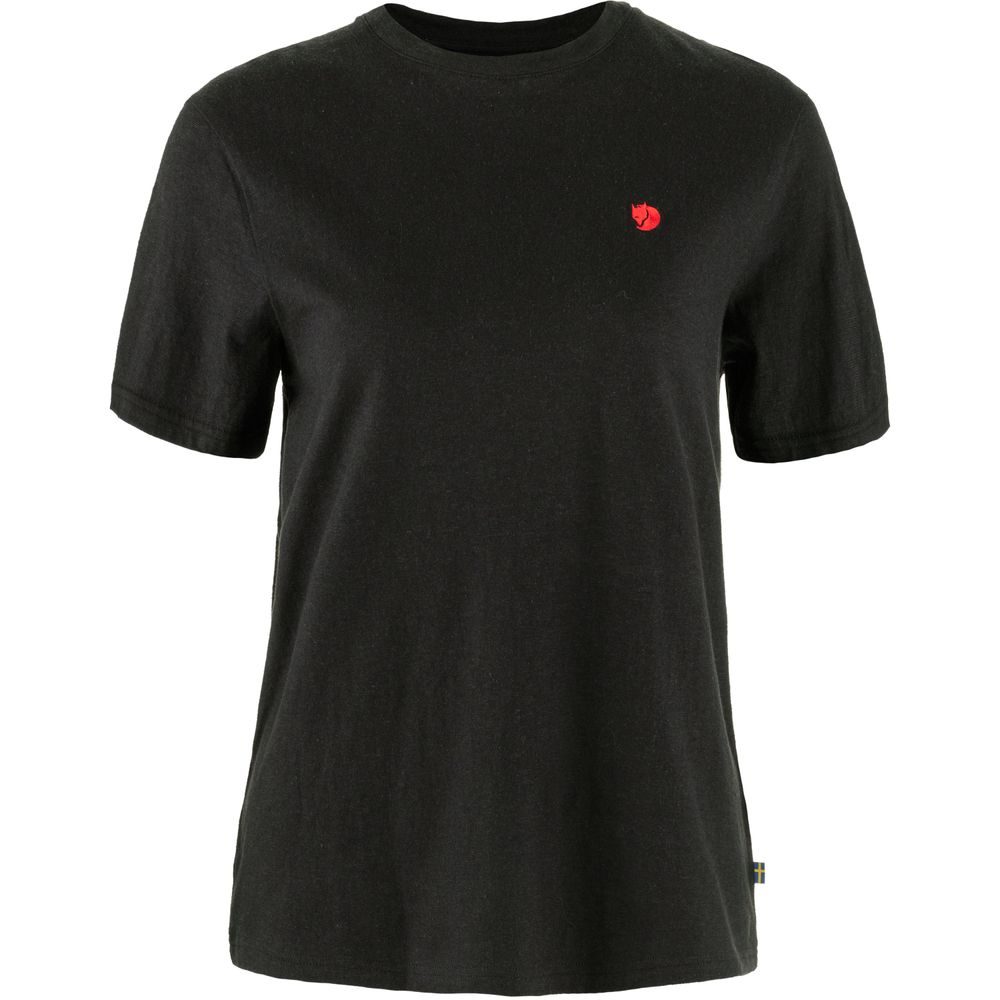 Hemp Blend T-shirt W Black