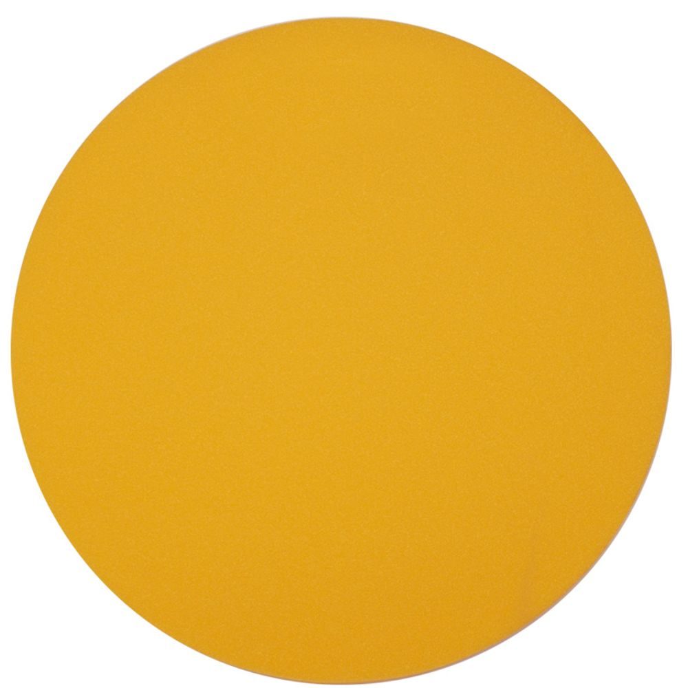 Sedátko kulaté bez ucha 1 vrstvé, průměr 350 mm - žluté