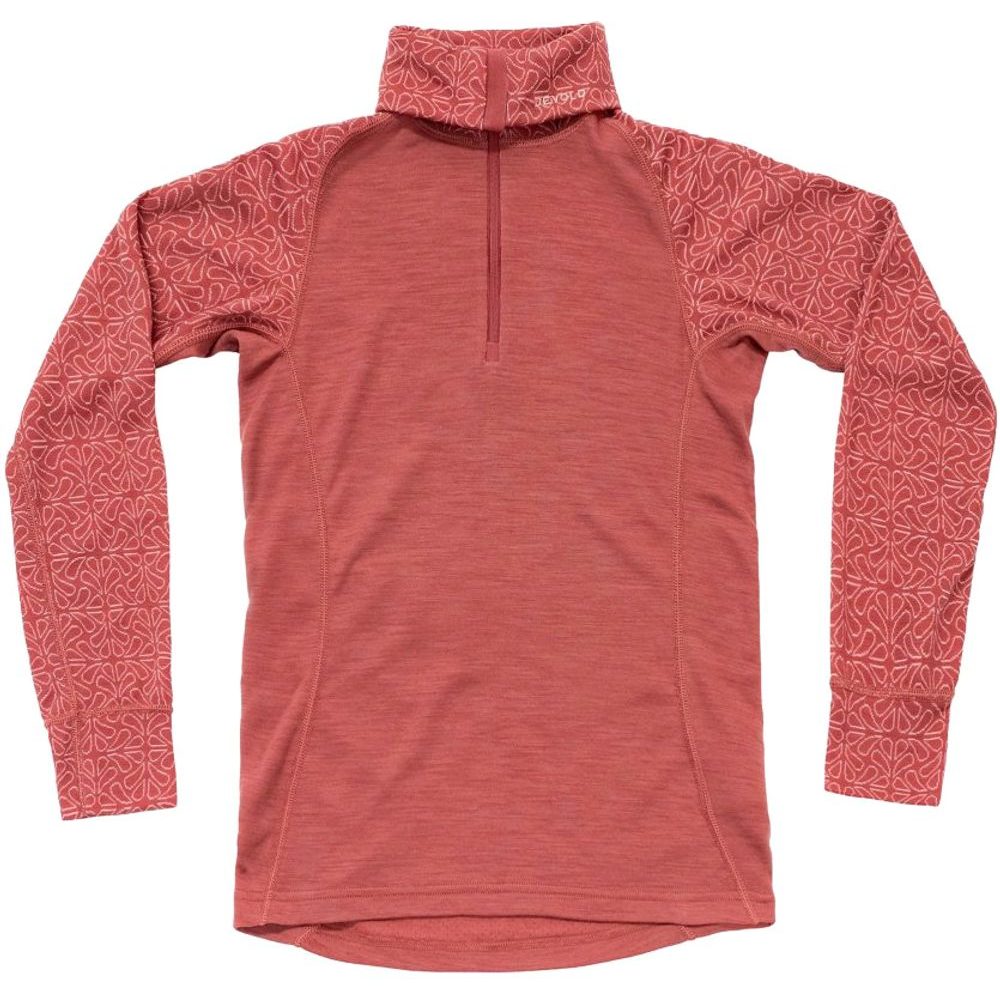 Duo Active Merino 205 Z.Neck Wmn, Marsala