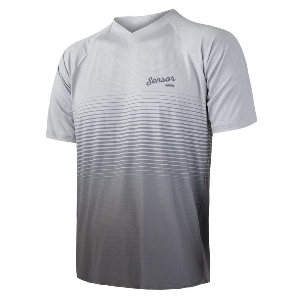 CYKLO BRAVE pánský dres volný kr.rukáv, šedá