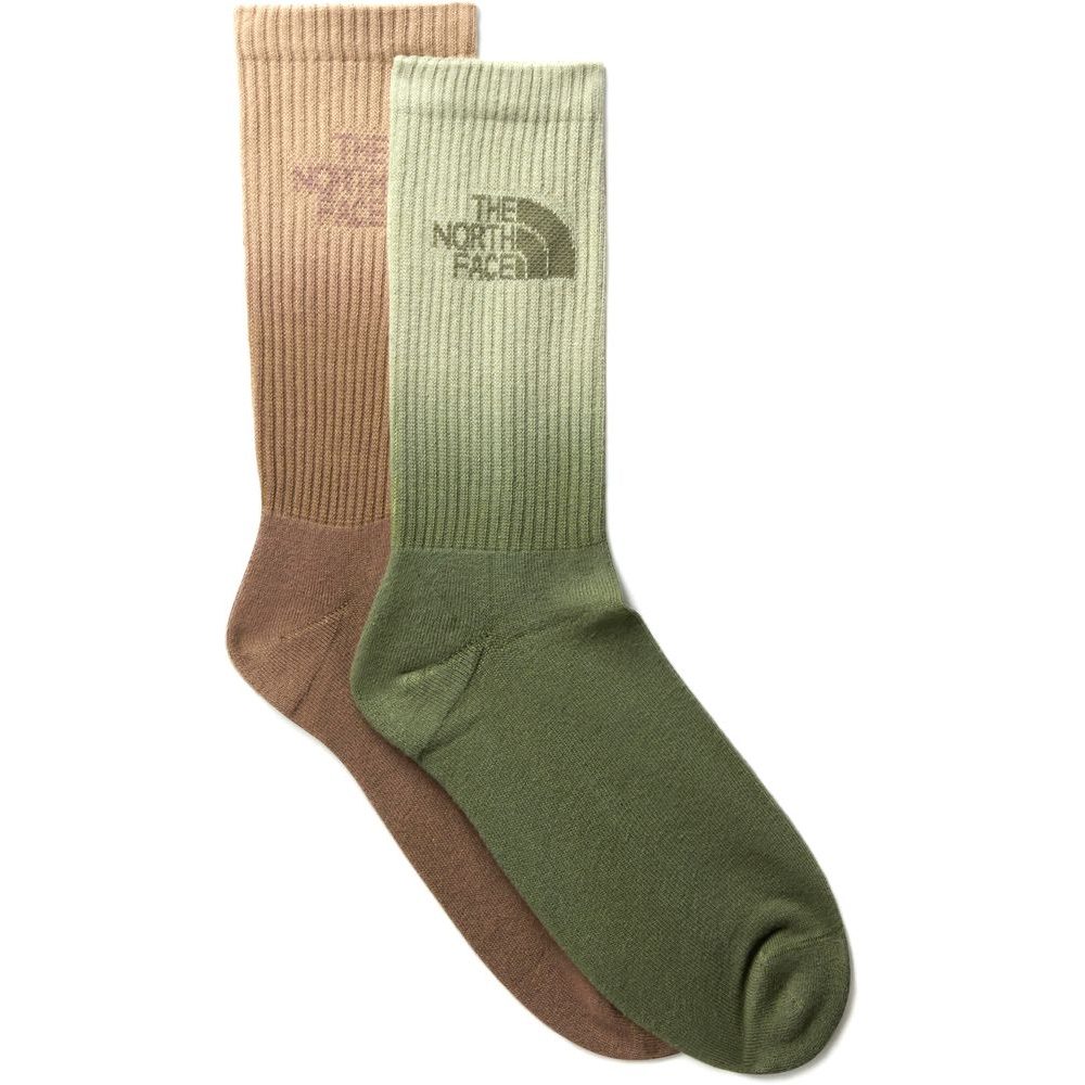 EVERYDAY CREW SOCK DIP DYE - 2P Bark Mist/Slate Moss/Mo