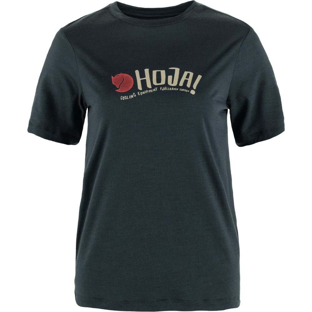 Hoja Wool T-shirt W Dark Navy